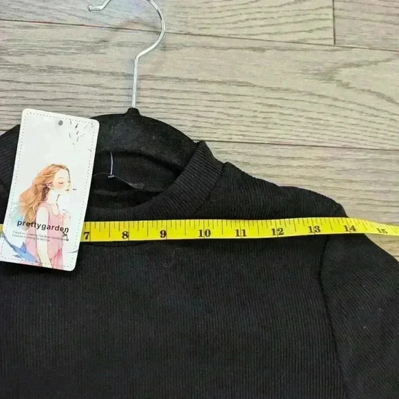 PRETTYGARDEN Women's Fall Long Sleeve Midi Dress Casual Ribbed Knit-NWT size  Sm - Picture 8 of 12